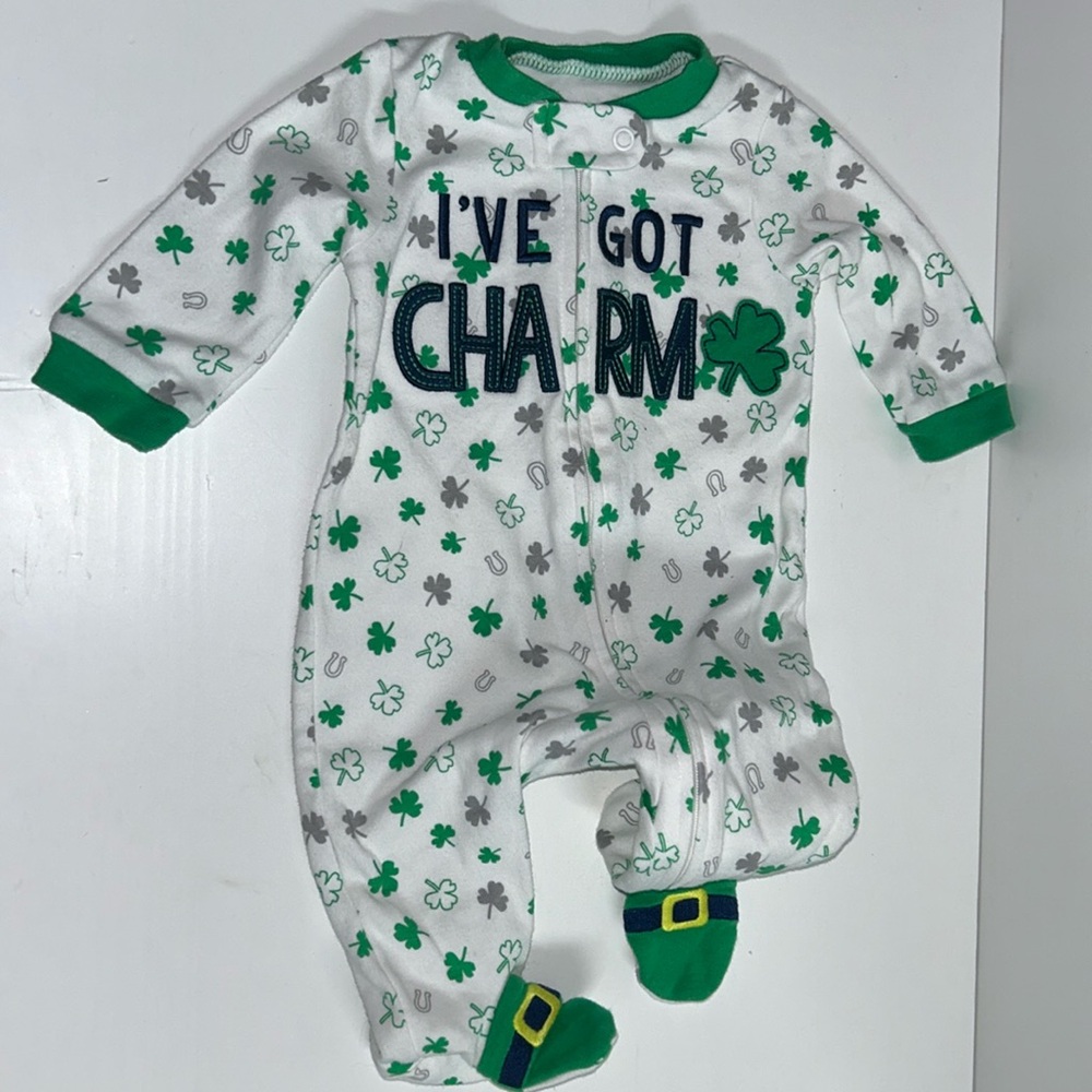I’ve Got Charm St. Patrick’s Day Baby Onesie 3M. just one you. By Carters